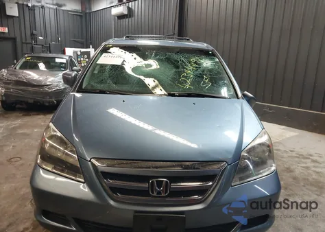 2007 Honda Odyssey Ex-L из США, поврежденный, VIN 5FNRL38687B023840